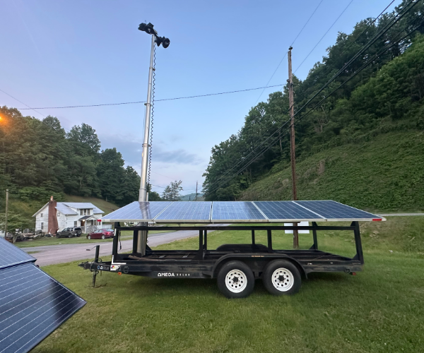 Solar panel installation